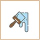 Low VOC paint icon